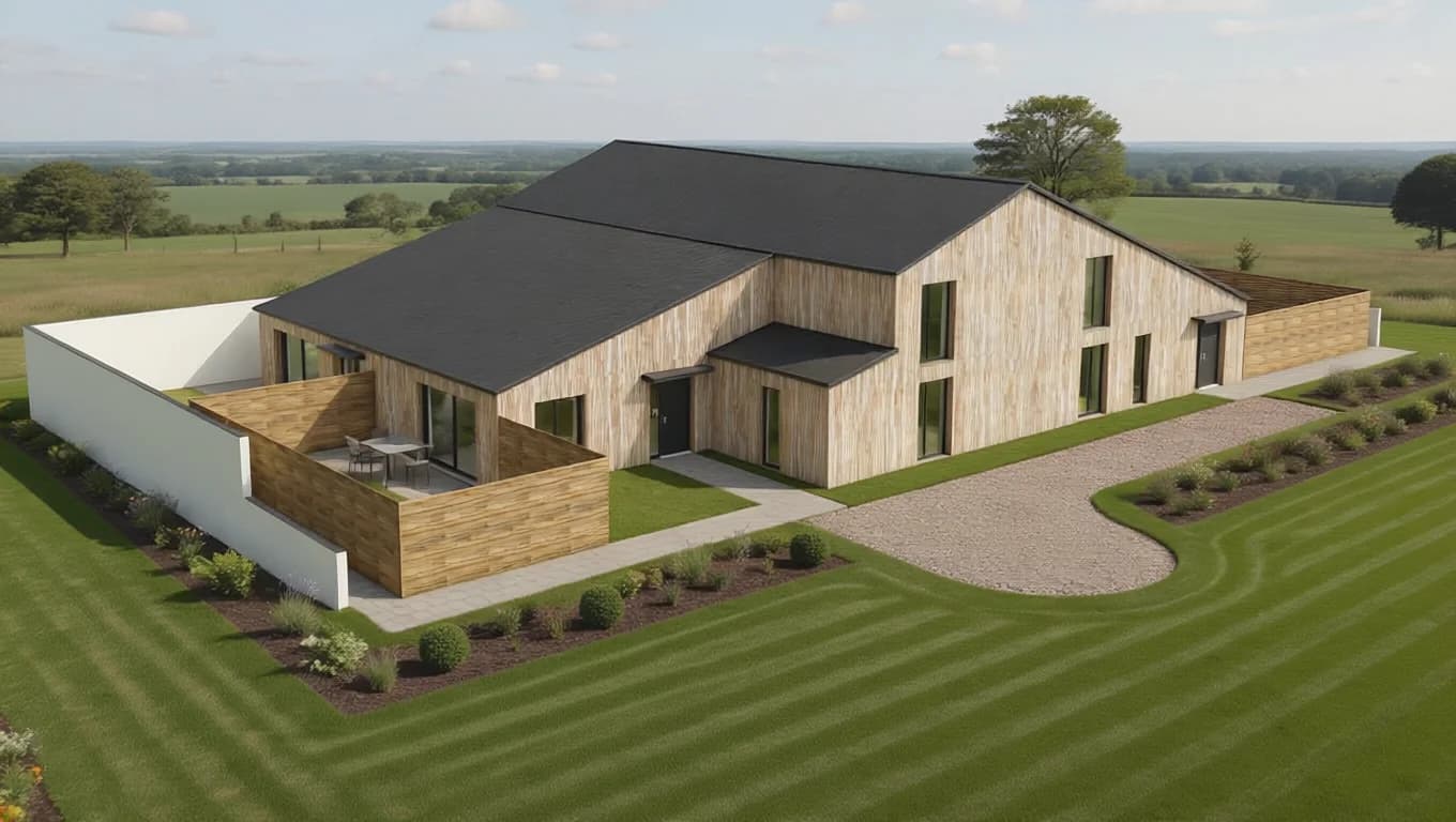 Barnfield Houses 1–4 render