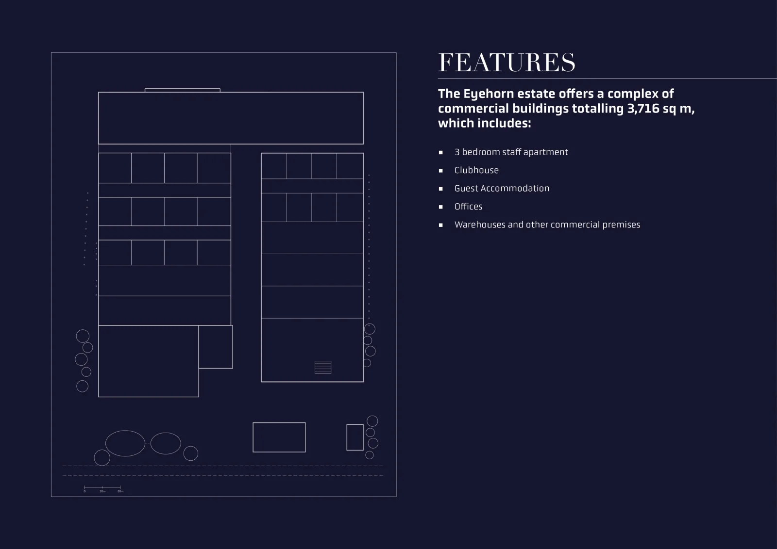 Commercial complex floor plan