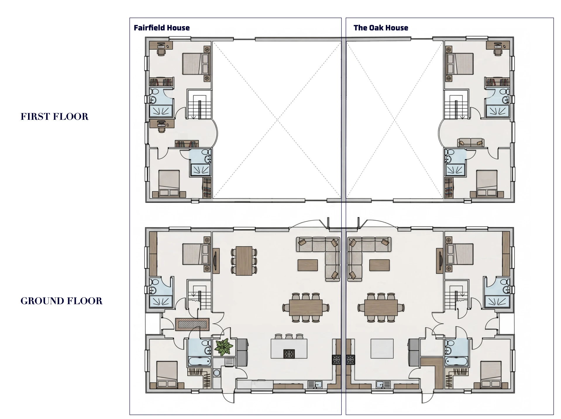 The Oak House floor plan